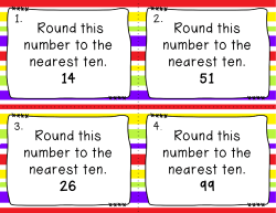 Round this number to the nearest ten. 14 Round this number to the