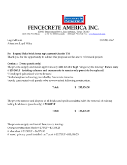 FENCECRETE AMERICA INC. - 1