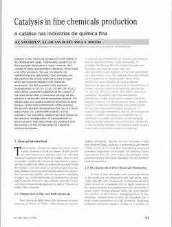 Catalysis in fine chemicals production