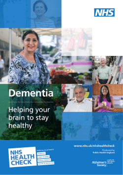 Dementia - NHS Health Check