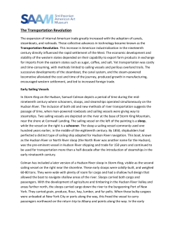 The Transportation Revolution - The American Experience in the
