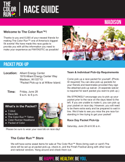 Race Guide - The Color Run