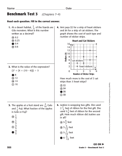 Benchmark Test 3 (Chapters 7–9)