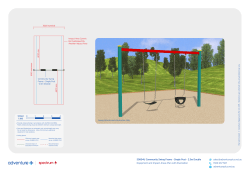 S0804U - Community Swing Frame - Single Post