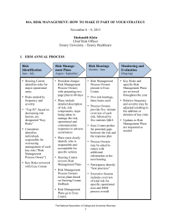 Risk Management: How to Make it Part of Your Strategy
