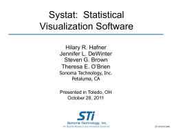 SYSTAT: Statistical Visualizaiton Software