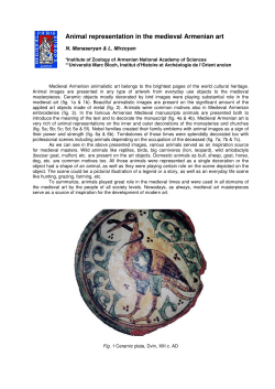 Animal representation in the medieval Armenian art