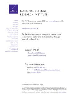 DNA as Part of Identity Management for the Department of Defense
