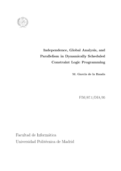 Independence, Global Analysis, and Parallelism in Dynamically