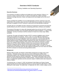 Overview of ACCC Conductor