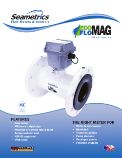 Seametrics iMAG Series Brochure