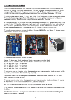 Arduino Turntable MkII - Model Train Catalogue