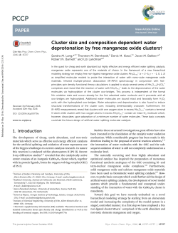 Cluster size and composition dependent water deprotonation by free