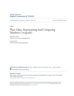 Place Value: Representing And Comparing Numbers (1st grade)