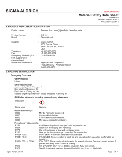 Ferrous Ammonium Sulfate hexahydrate Ammonium iron(II)