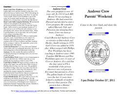 From Mr - Andover Crew