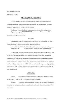 state of louisiana parish of caddo