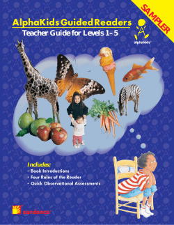 AlphaKids Guided Readers