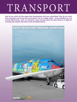 rates for in-flight magazine advertising