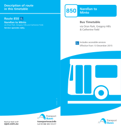 850 - Interline Bus Services