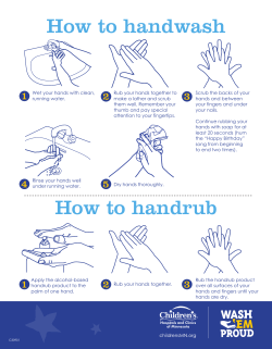 How to Wash Hands