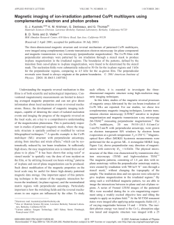 Magnetic imaging of ion-irradiation patterned Co&Otilde;Pt multilayers