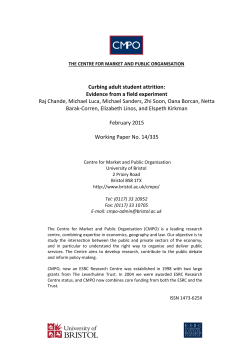 Curbing adult student attrition