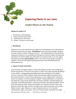 Exploring Plants in our Lives - Botanical Research Institute Of Texas