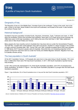 Iraq - Multicultural SA