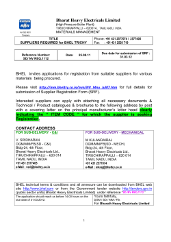 Bharat Heavy Electricals Limited