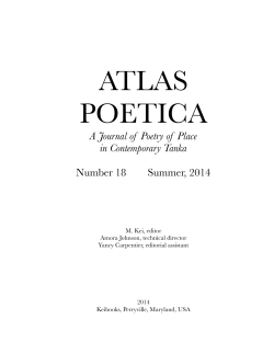 Atlas Poetica 18