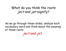 ject and jet