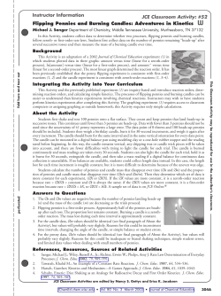 JCE Classroom Activity: #52 Instructor Information Flipping Pennies