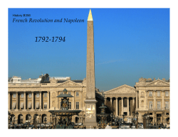 French Revolution and Napoleon - Indiana University Bloomington