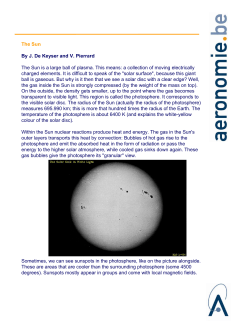 The sun, a large ball of plasma