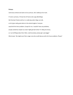 Princess Carla loves animals and wants to be a princess. She`s