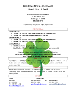 Rockledge Unit 240 Sectional March 10