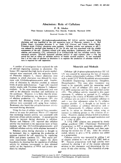 Abstract. Cellulase