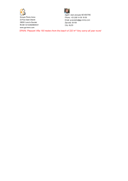 SPAIN, Pleasant Villa 100 meters from the beach of 220