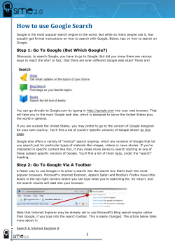 How to use Google Search