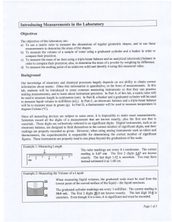 Introduci Measurements in the Laborato
