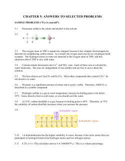 CHAPTER 5: ANSWERS TO SELECTED PROBLEMS