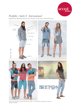 Andre S. &ndash; by scout model agency