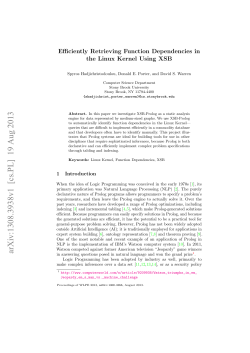 Efficiently Retrieving Function Dependencies in the Linux Kernel