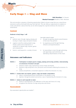 Music - NSW Education Standards Authority