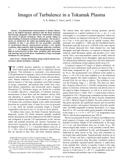 Images of turbulence in a Tokamak plasma