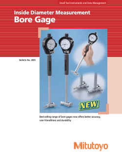 Inside Diameter Measurement Bore Gage