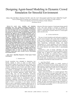 Designing Agent-based Modeling in Dynamic Crowd Simulation for
