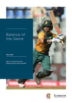 Balance of the Game