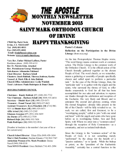 The Evangelist - St. Mark Church Irvine